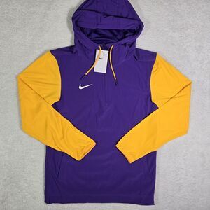 Nike Pregame 1/4 Zip Player Jacket Mens Small FJ9536 Hoodie Football Stretch LS
